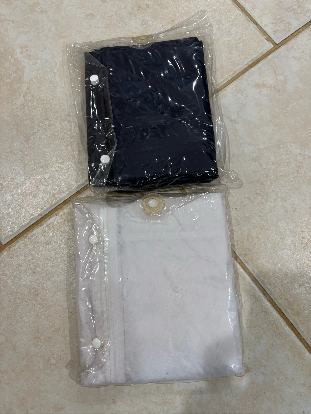 Tuscany Collection Suit & Travel Dress Bags - Black & White